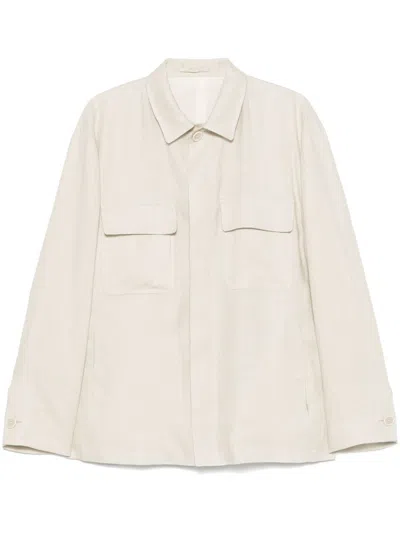 LARDINI LARDINI LINEN SHIRT