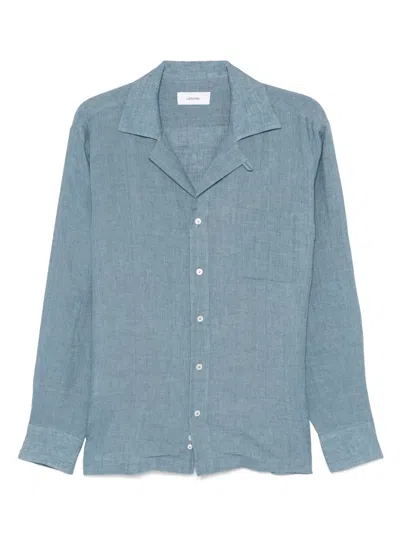 Lardini Esdante Linen Shirt In White