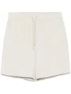 Lardini Linen Shorts In 中性色
