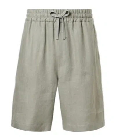 Lardini Linen Shorts In White