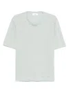 Lardini Linen T-shirt In Green