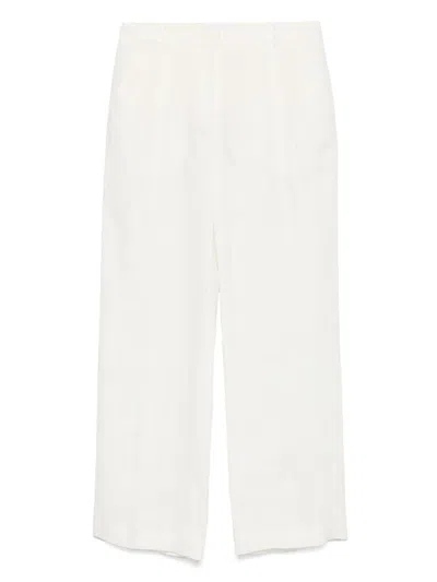 Lardini Linen Trosers In White