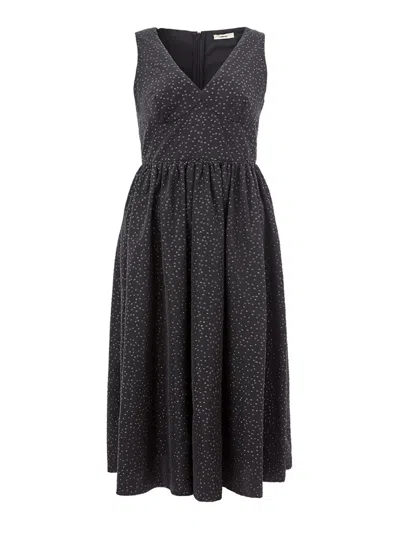 LARDINI LONG DRESS WITH LOGO