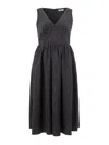 Lardini Elegant Black Polyethylene Suit For Women In Nero