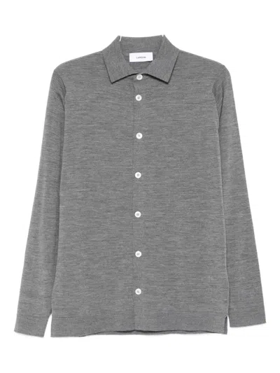 Lardini Long-sleeve Button-fastening Shirt In Gray