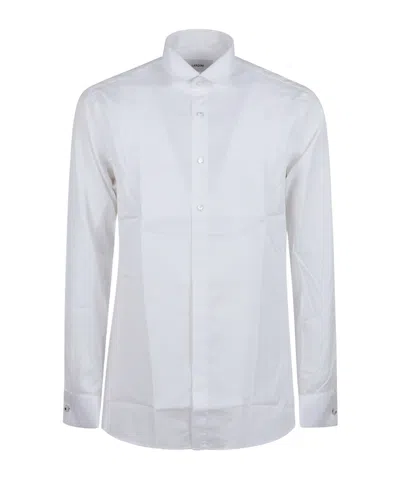 Lardini Long Sleeve Buttoned Shirt In White