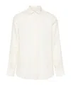Lardini Long-sleeve Linen Shirt In White