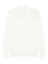 Lardini Long-sleeve Polo Shirt In Neutral