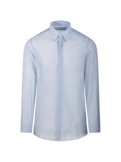 Lardini Long-sleeve Shirt In Blue