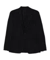 Lardini Structured Blue Blazer With Tailored Fit In Multi