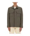 Lardini Collar Jacket Flap Pockets In Multicolor
