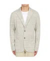 Lardini Long-sleeved Casual Jacket In White