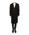 Lardini Long-sleeved Coat In Black