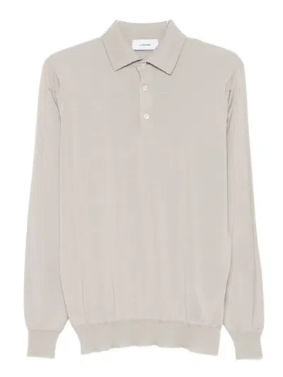 LARDINI LONG-SLEEVED POLO