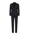 Lardini Long-sleeved Suit In Black