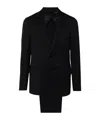 Lardini Long-sleeved Suit In Black