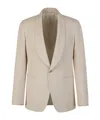 Lardini Buttoned Single-breasted Blazer In Nude