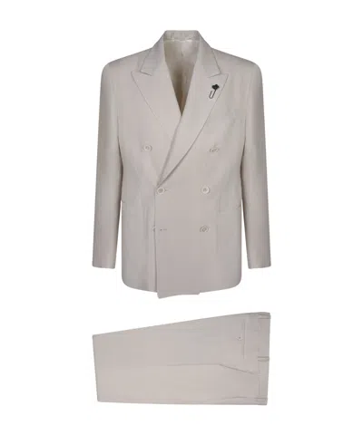 LARDINI LARDINI DOUBLE-BREASTED TAILORED SUIT