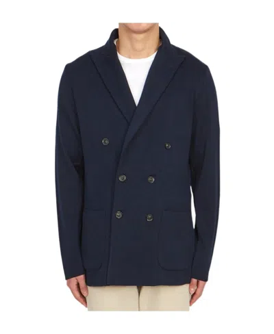 Lardini Long Sleeved Suit Jacket In Black