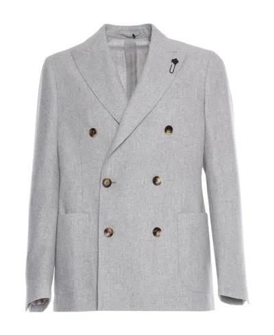 LARDINI LONG SLEEVED SUIT JACKET