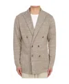 Lardini Long-sleeved Sweater In Nude