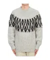 Lardini Long-sleeved Sweater In White
