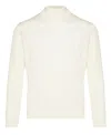 Lardini Long-sleeved Virgin Wool Pullover In White