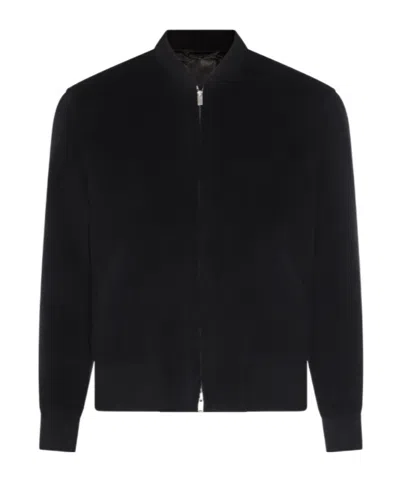 LARDINI LARDINI LONG-SLEEVED ZIP-UP JACKET