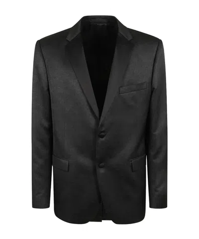 Lardini Mens Evening Smoking Jacket Slim Fit In Black