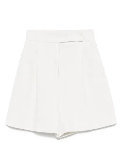 Lardini Lurex-detail Shorts In White