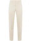 Lardini Trousers Front Pleats Belt Loops In Neutrals