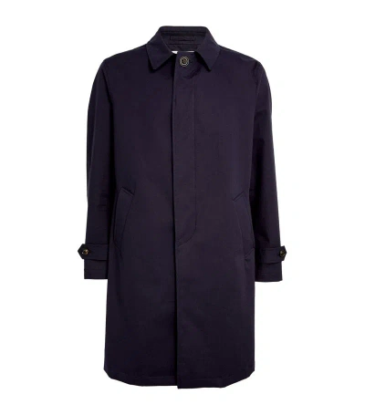 Lardini Mac Overcoat In Navy