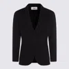 Lardini Ribbed Texture Notch Lapel Front Pockets In Blue