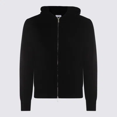 LARDINI LARDINI BLACK WOOL KNITWEAR