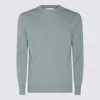 Lardini Light Blue Cashmere Knitwear In Green