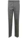 Lardini Man Attitude Straight Leg Trousers In Gray