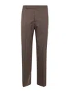 Lardini Belt-loop Casual Pants In Marrón