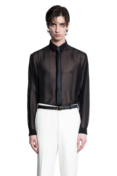 Lardini Man Black Shirts