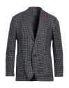 Lardini Man Blazer Azure Size 40 Wool, Cotton, Polyamide In Blue