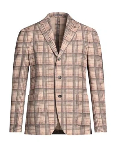 LARDINI LARDINI MAN BLAZER BEIGE SIZE 38 WOOL