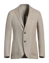 Lardini Man Blazer Beige Size 44 Linen In Beige
