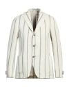 Lardini Man Blazer Beige Size 44 Linen