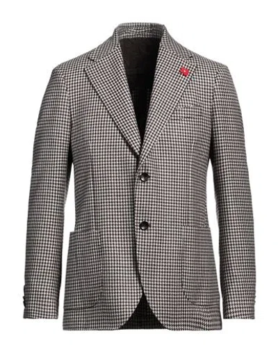 Lardini Man Blazer Beige Size 44 Wool