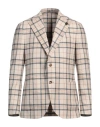 Lardini Man Blazer Beige Size L Wool
