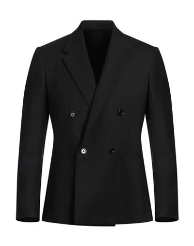 Lardini Man Blazer Black Size 40 Wool, Elastane