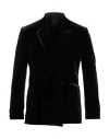 Lardini Man Blazer Black Size 42 Polyester, Elastane