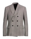 Lardini Man Blazer Black Size 44 Wool In Black