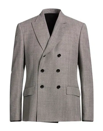Lardini Man Blazer Black Size 44 Wool