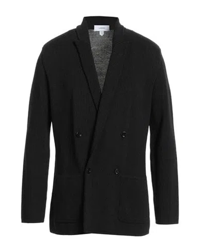 Lardini Man Blazer Black Size M Wool, Polyamide