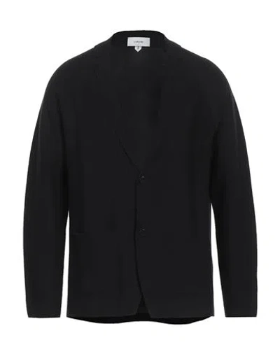 Lardini Man Blazer Black Size Xl Cotton